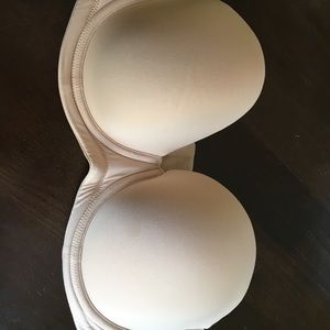 Wacoal light beige strapless bra